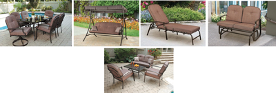 Mainstays Wentworth Patio Furniture Cushions