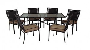 Hometrends Braddock Heights 7-Piece Woven Dining Set Replacement Cushions