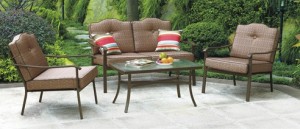 Mainstays Brookwood Landing 4-Piece Patio Conversation Set Replacement Cushions