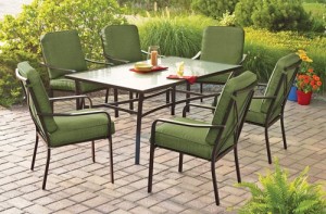 Mainstays Crossman 7-Piece Patio Dining Set Replacement Cushions