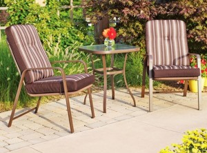 Mainstays Lawson Ridge 3-Piece Outdoor Bistro Set Replacement Cushions