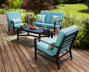 Mainstays Rockview 4-piece Patio Set Replacement Cushions