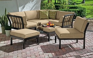 Ragan Meadow 7-Piece Outdoor Sectional Sofa Set Replacement Cushions